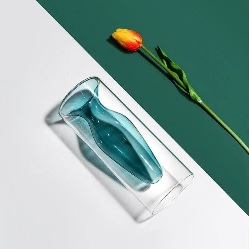 Crystal Glass Hydroponic Vase