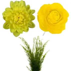 Dahlia and Ranunculus DIY Flower Kit