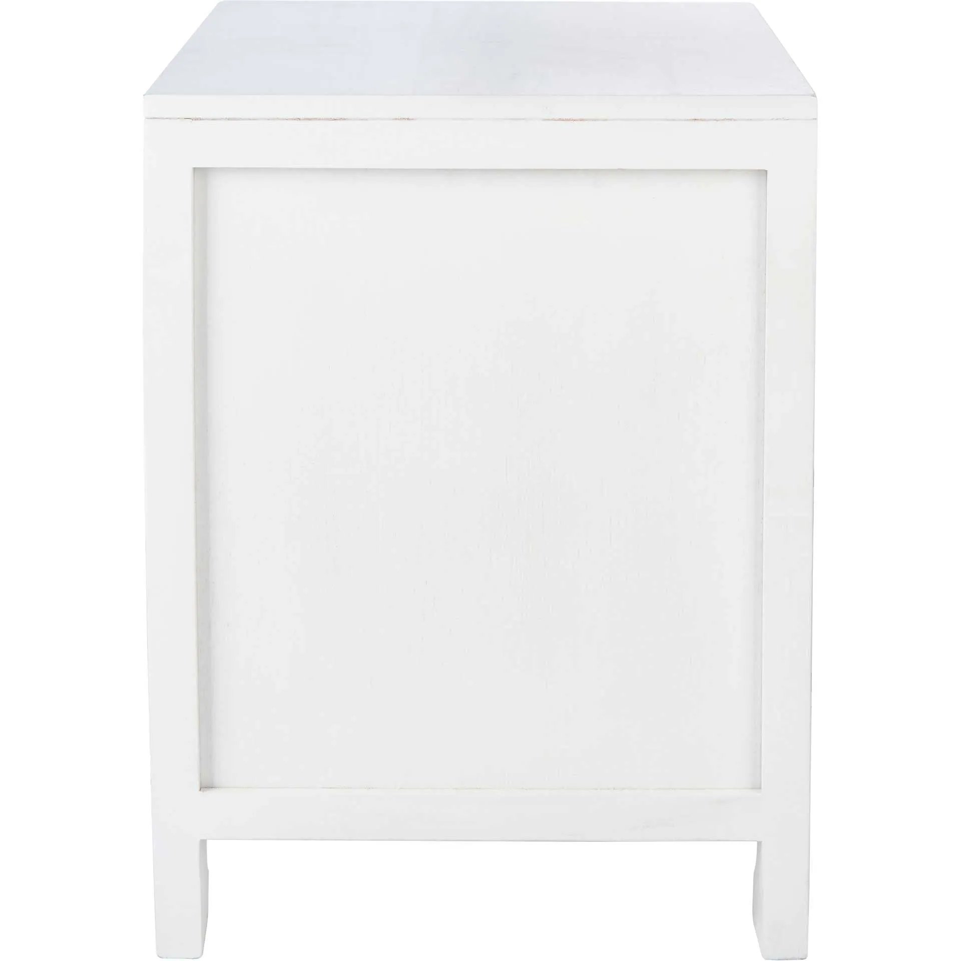 Daphne 1 Drawer 1 Door Nightstand White/Natural