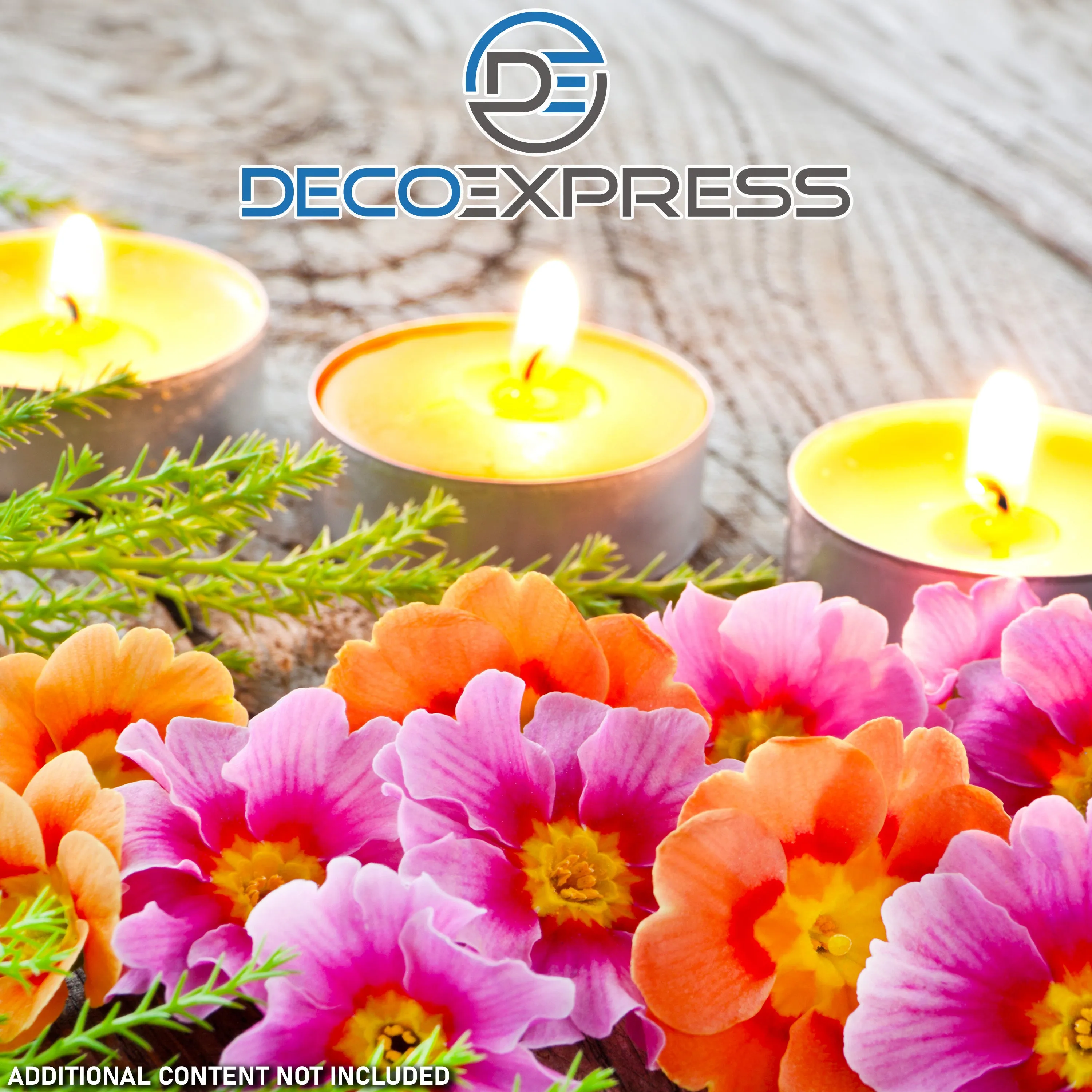 Deco Express Citronella Tealight Candles Multipack - Yellow 50/4 Hours