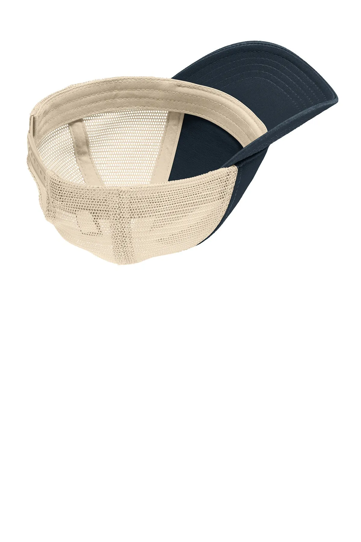 District Super Soft Mesh Back Caps, New Navy/ Stone