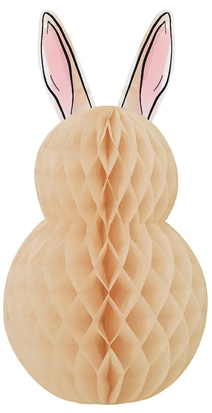 Easter Bunny and Egg Honeycomb Centerpiece Decorations | 5pcs