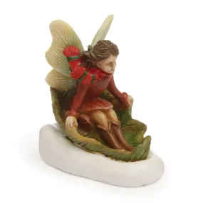 Fairy Riding Leaf Sled