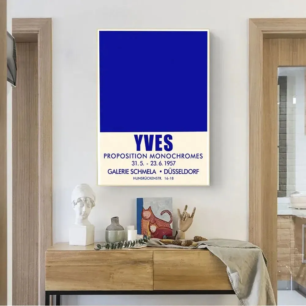 Famous Yves Klein Inspired Posters