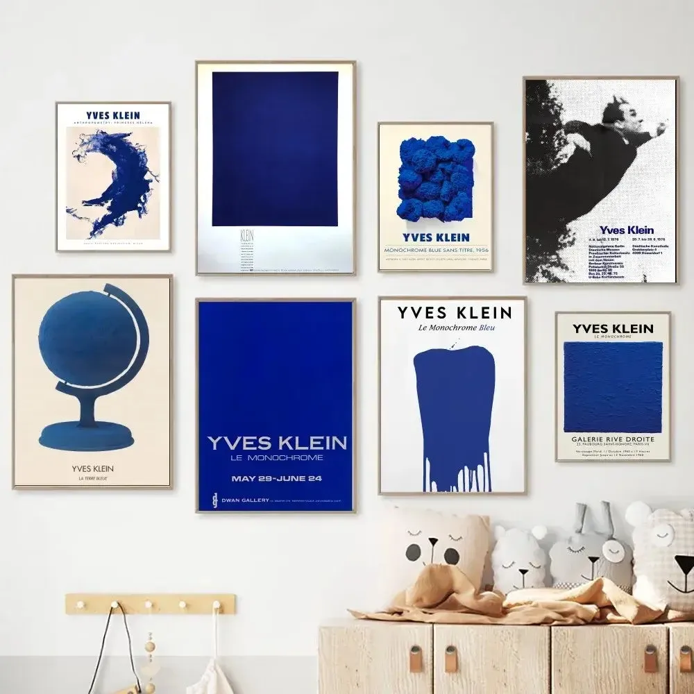 Famous Yves Klein Inspired Posters