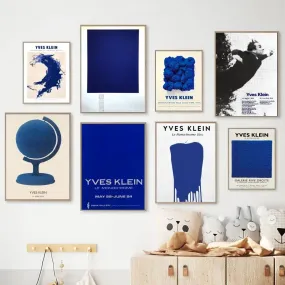 Famous Yves Klein Inspired Posters
