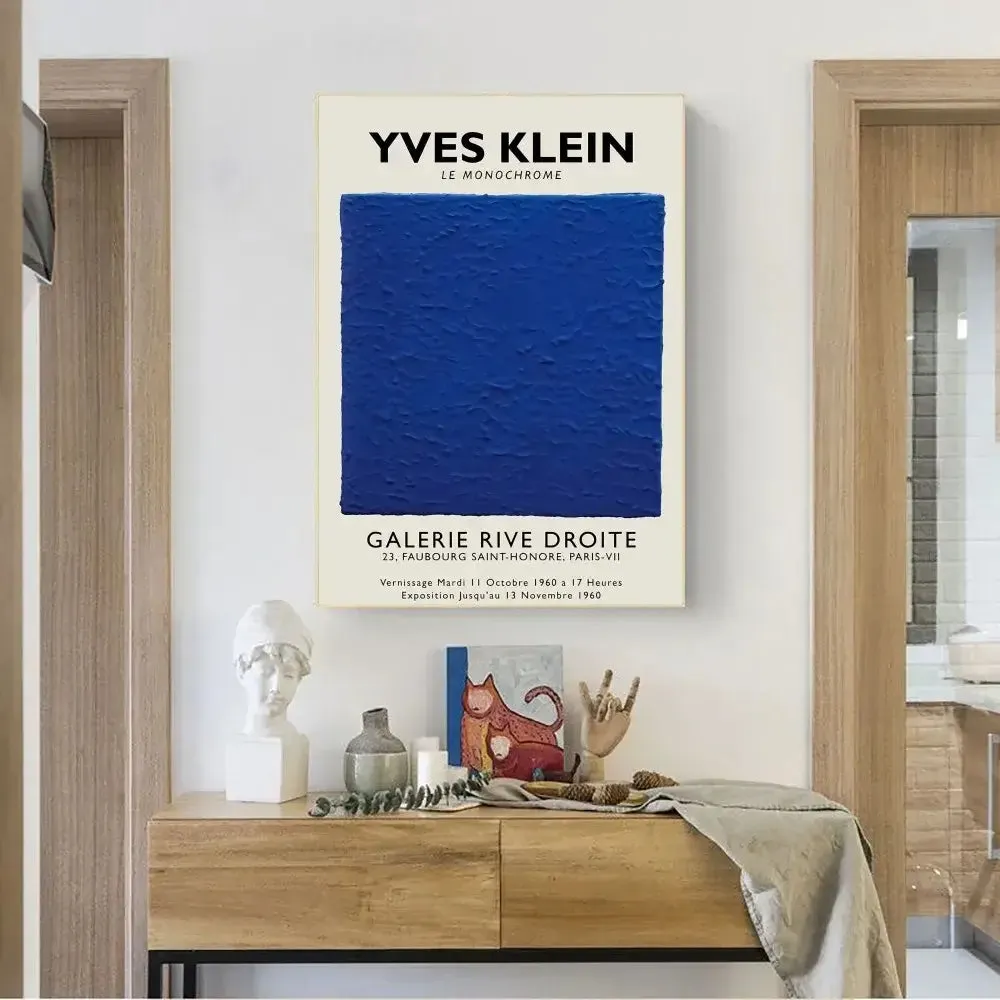 Famous Yves Klein Inspired Posters