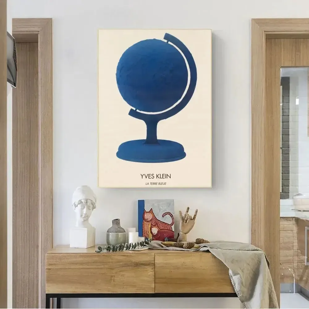 Famous Yves Klein Inspired Posters