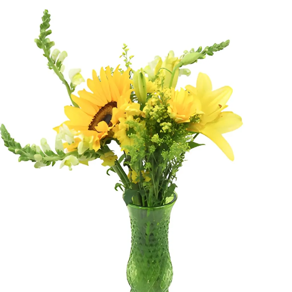 Farm to Table Yellow Centerpieces