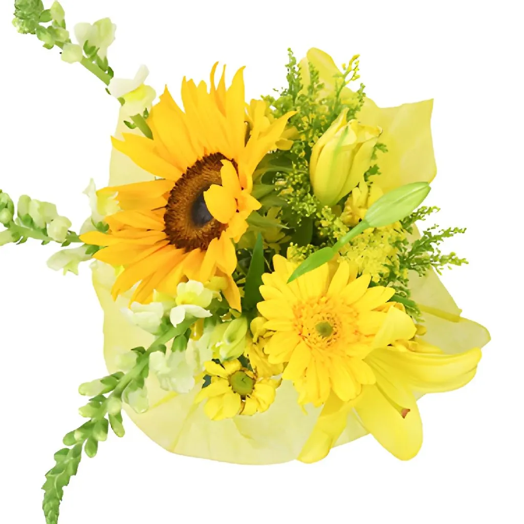 Farm to Table Yellow Centerpieces