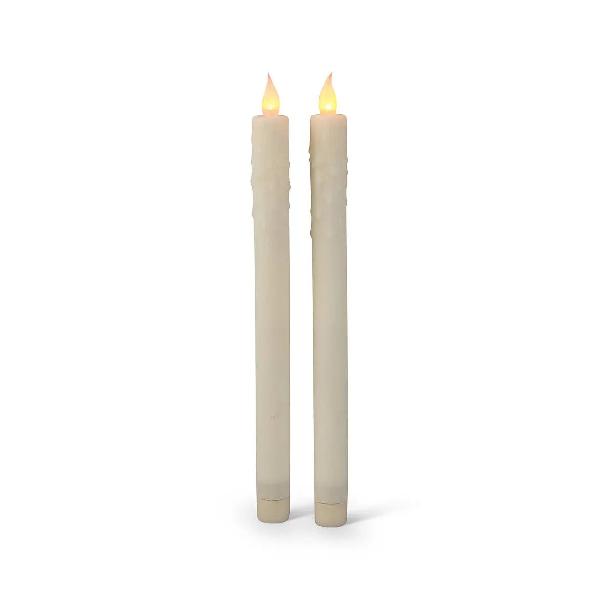 Flameless Taper candles | Set of 2 {clearance}