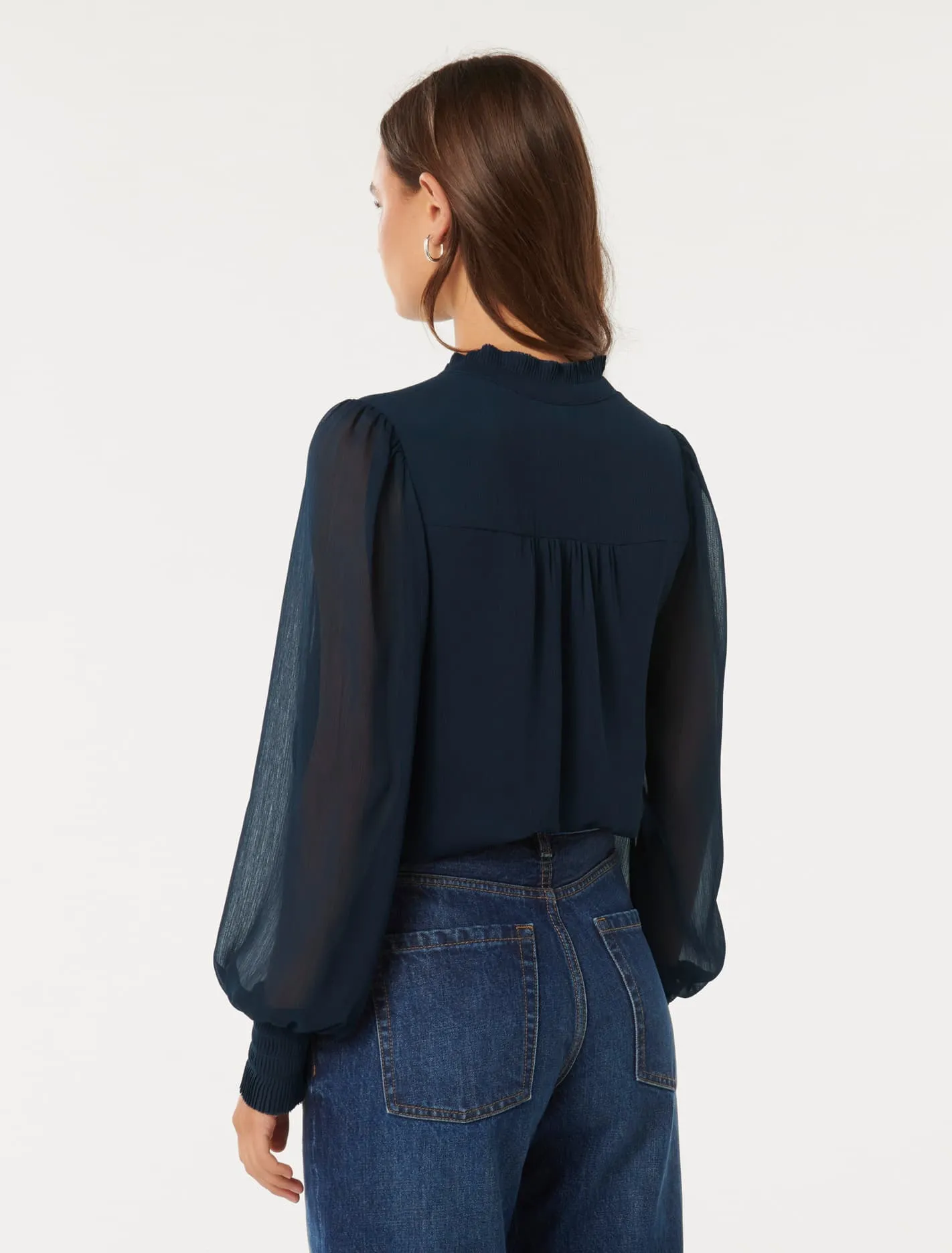 Flora Fluted Pleat Blouse