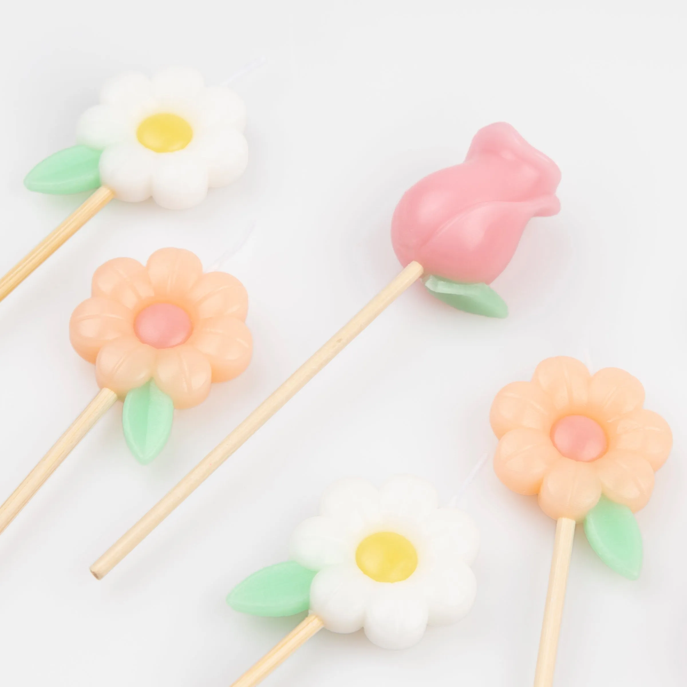 Flower Garden Candles (x 9)