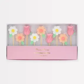 Flower Garden Candles (x 9)