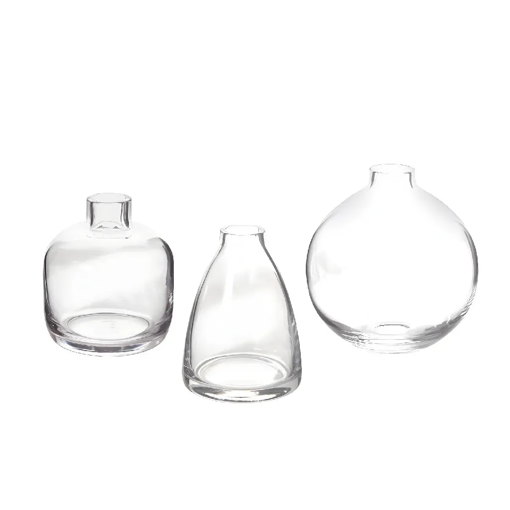 Geometric Glass Bud Vase