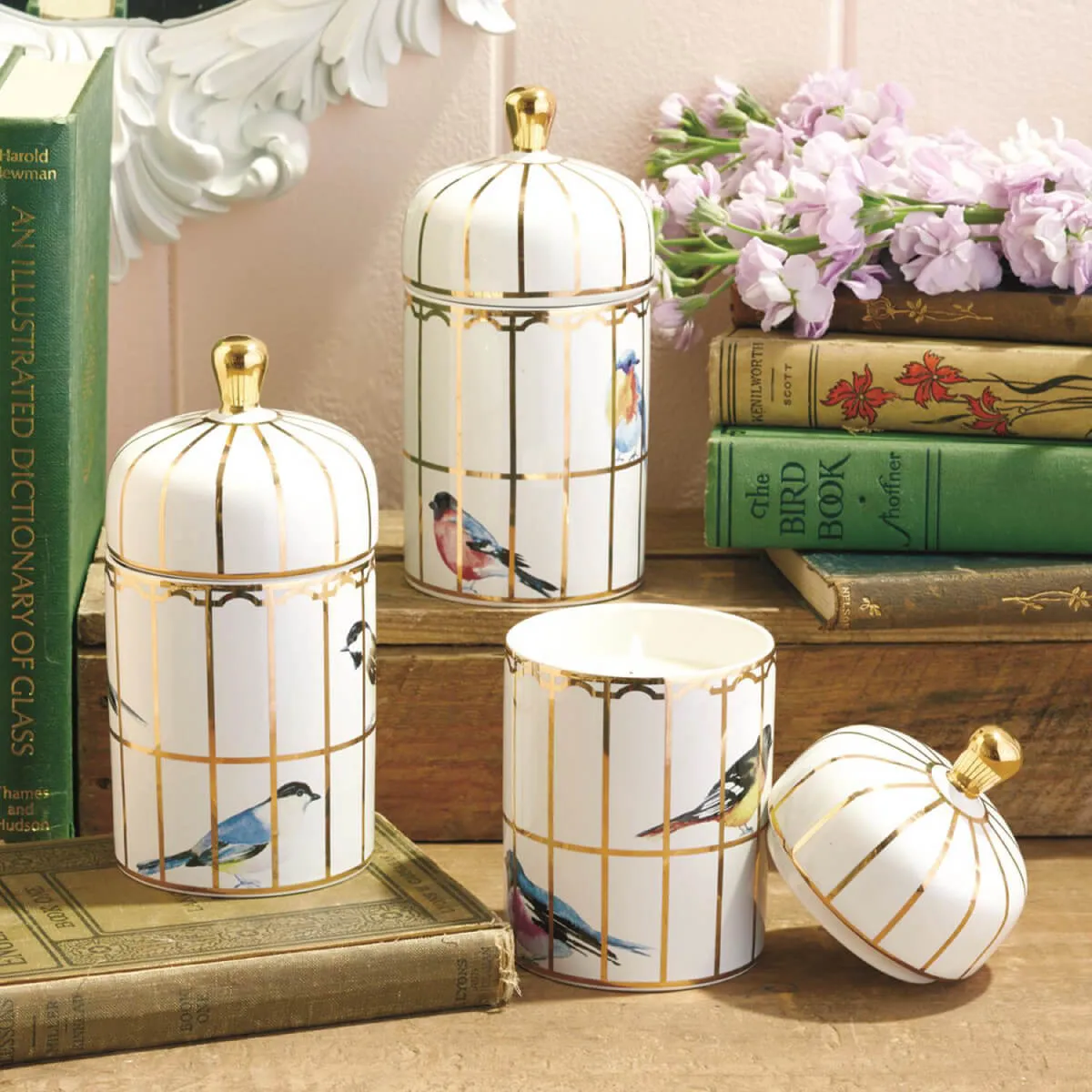Gilded Cage Lidded Lemon Verbena Candle