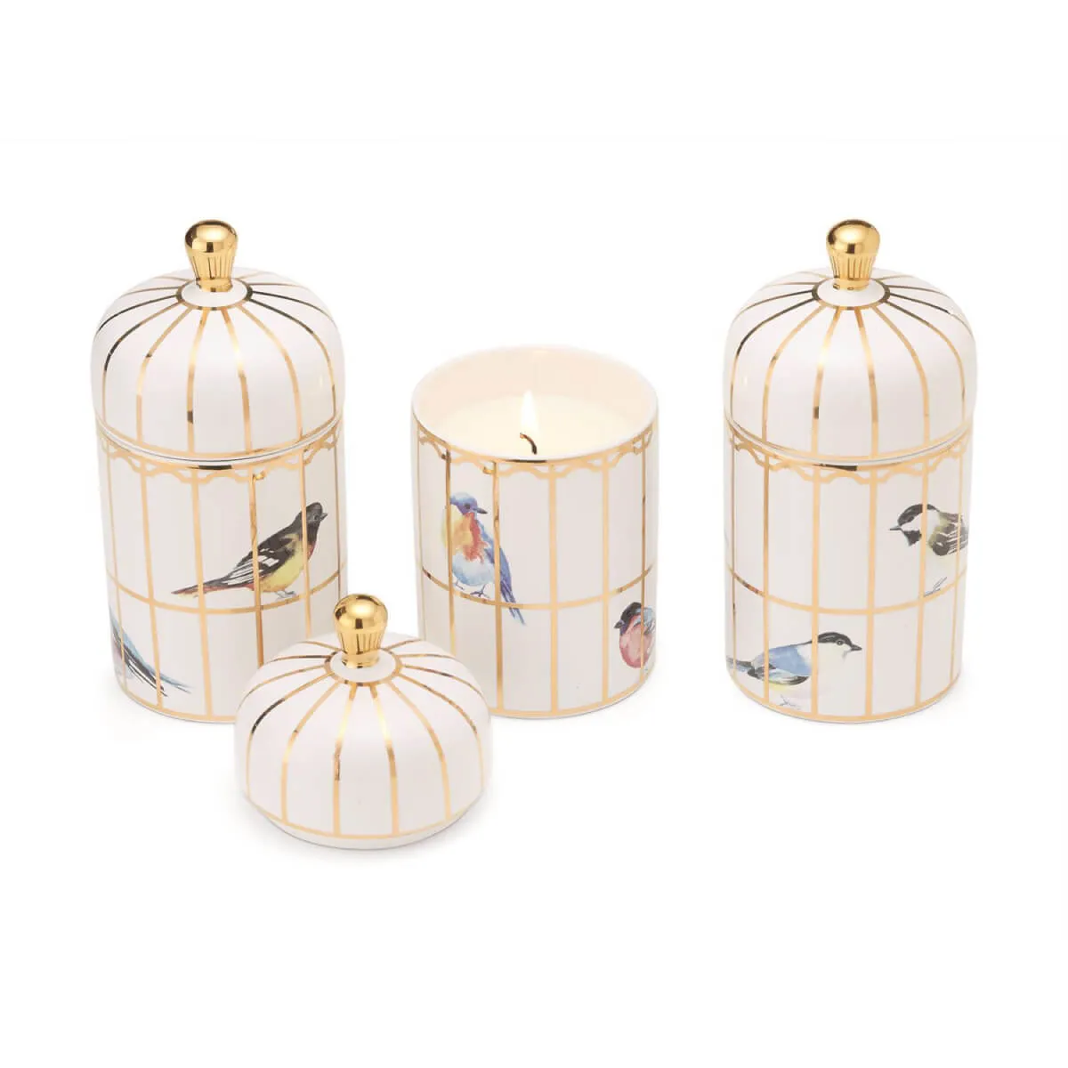 Gilded Cage Lidded Lemon Verbena Candle