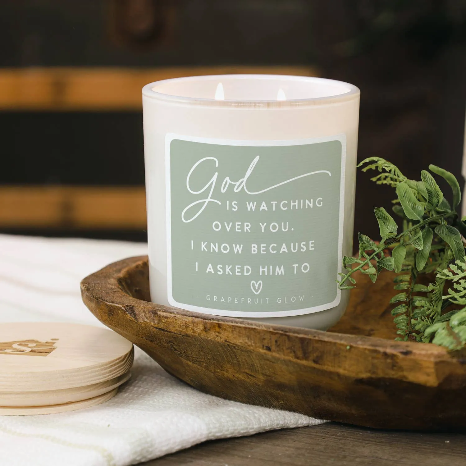 God Is Watching  - Grapefruit Glow Candle