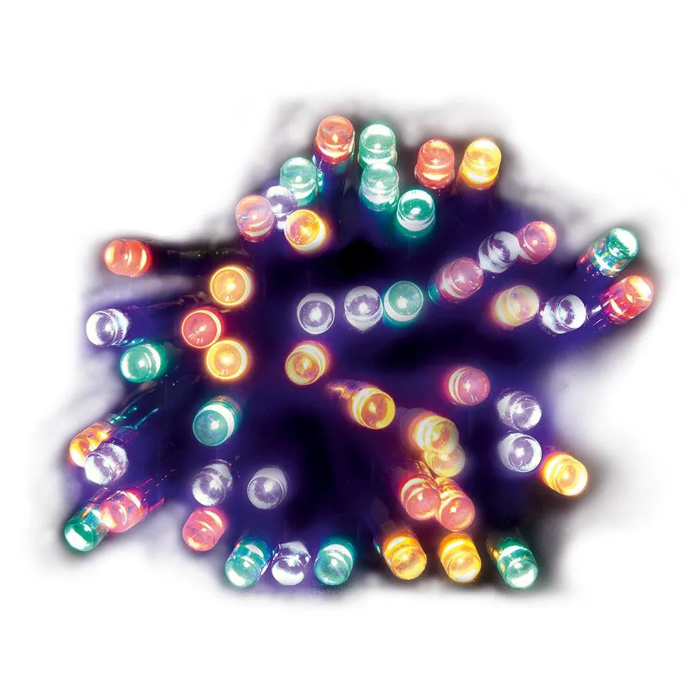 Grundig 50 LED Assorted Colour String Lights | 6.4m