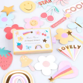 Happy Icons Shaped Stickers (x 25)