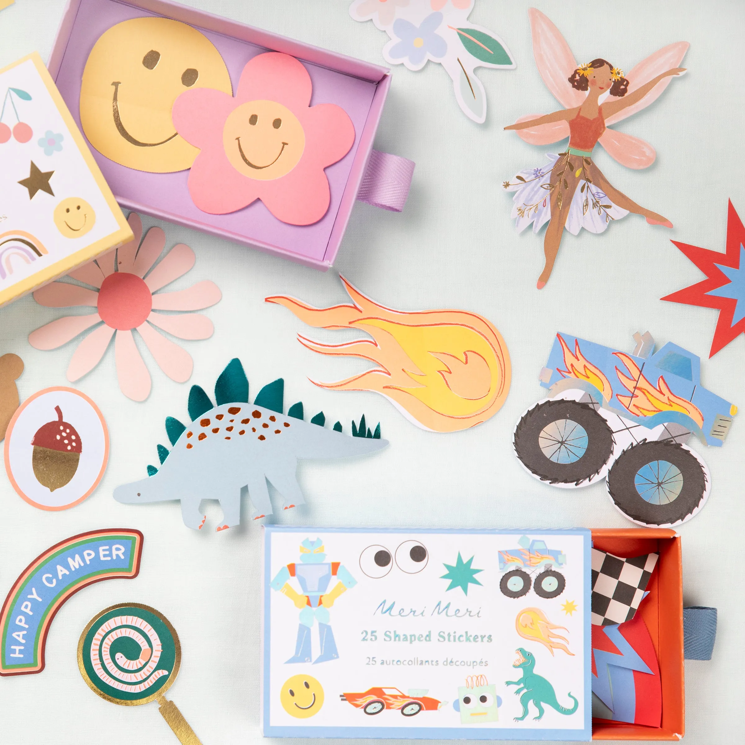Happy Icons Shaped Stickers (x 25)