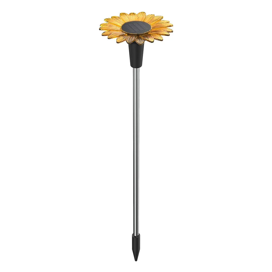 Hardoll  Solar light Garden decoration Sunflower Outdoor Waterproof Lights (Warm White) (Refurbished)