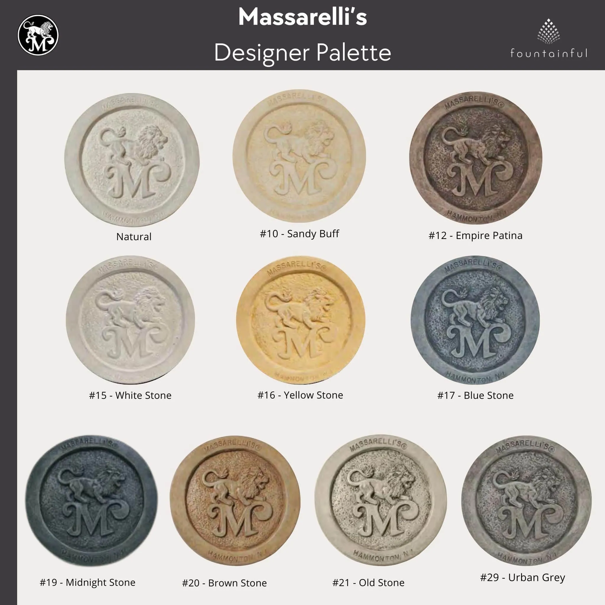 Hen Set Concrete Garden Statues - Massarellis #2830