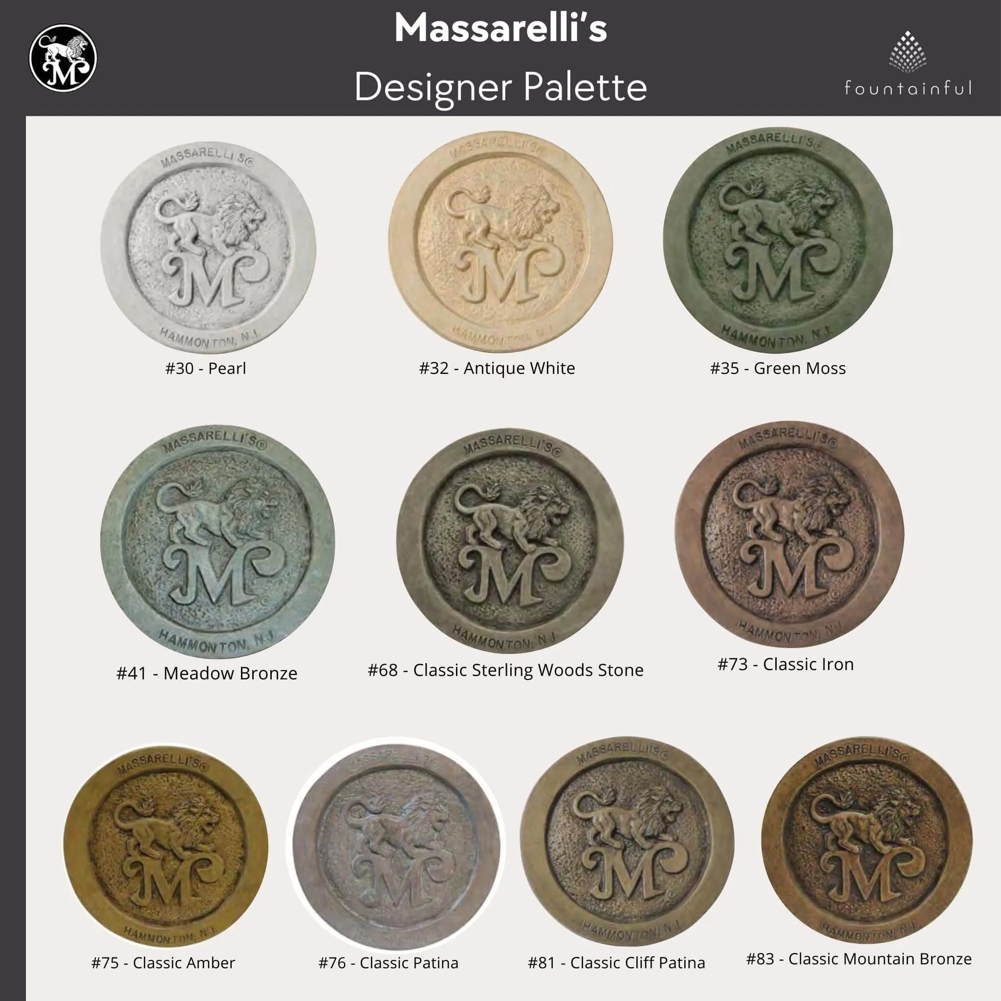 Hen Set Concrete Garden Statues - Massarellis #2830