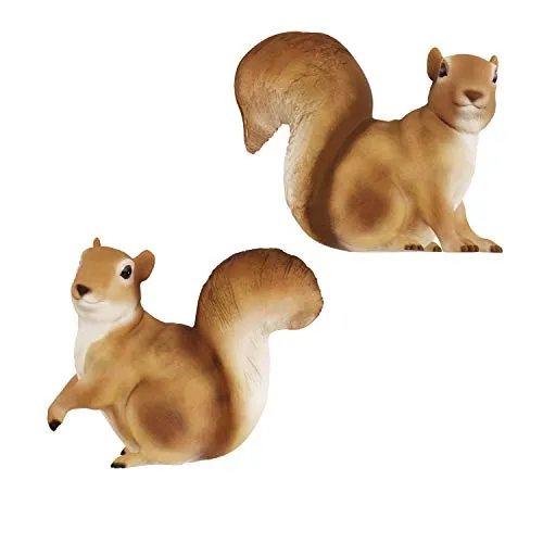 High-Quality Resin Squirrel Garden Ornament Suitable for Decoration With No Need for Maintenance