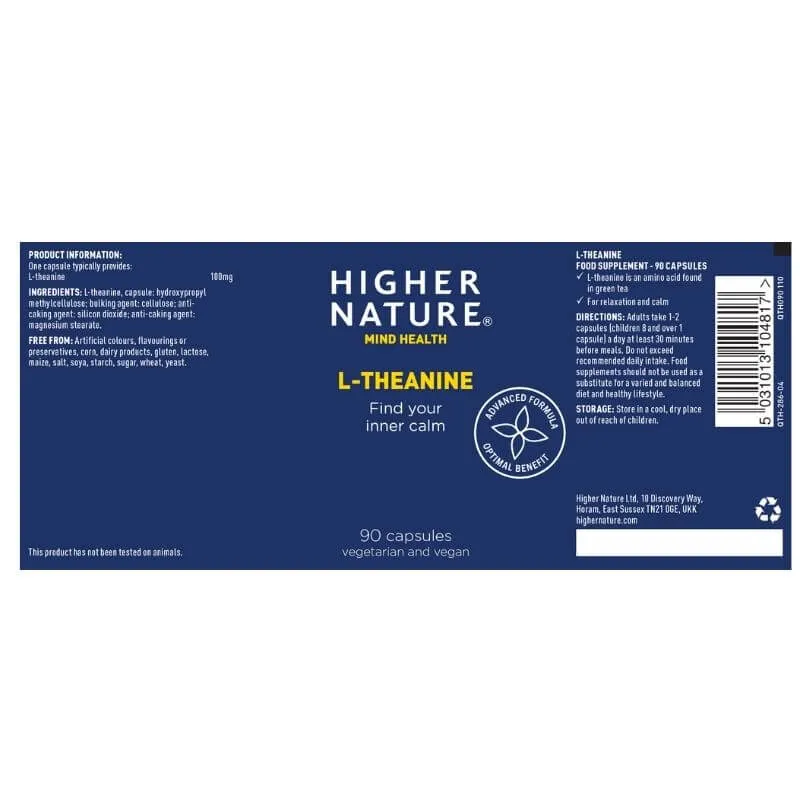 Higher Nature L-Theanine 90s