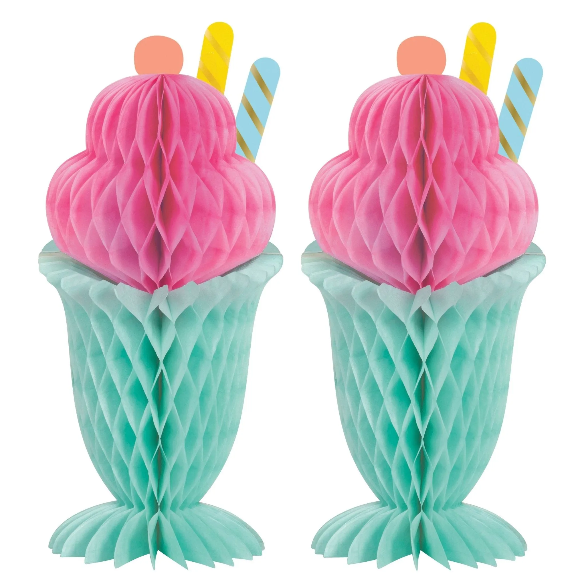 Ice Cream Party Centerpieces 2ct