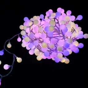 Icy Multi-Coloured 400 LED Frosted Ball Christmas Lights