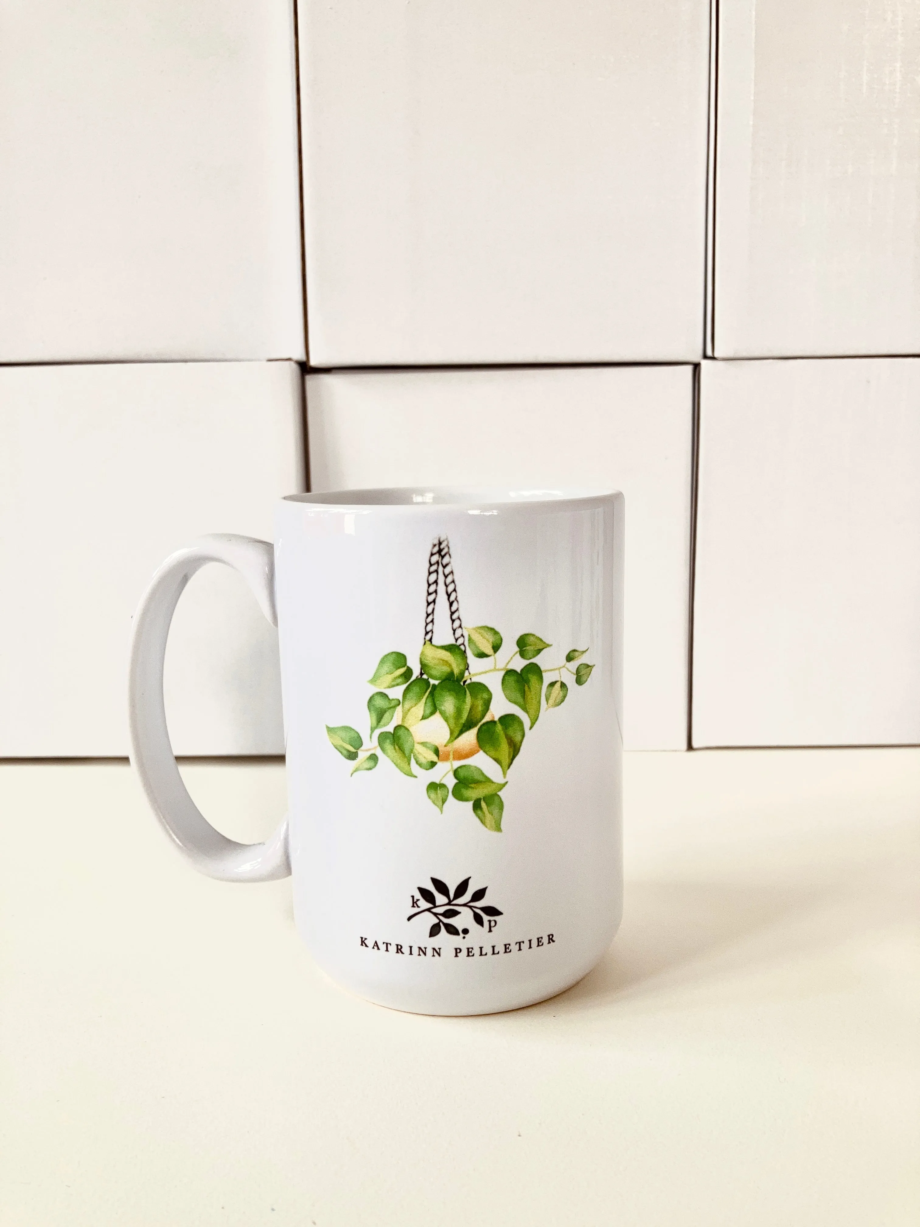 Illustrated mug Katrinn Pelletier