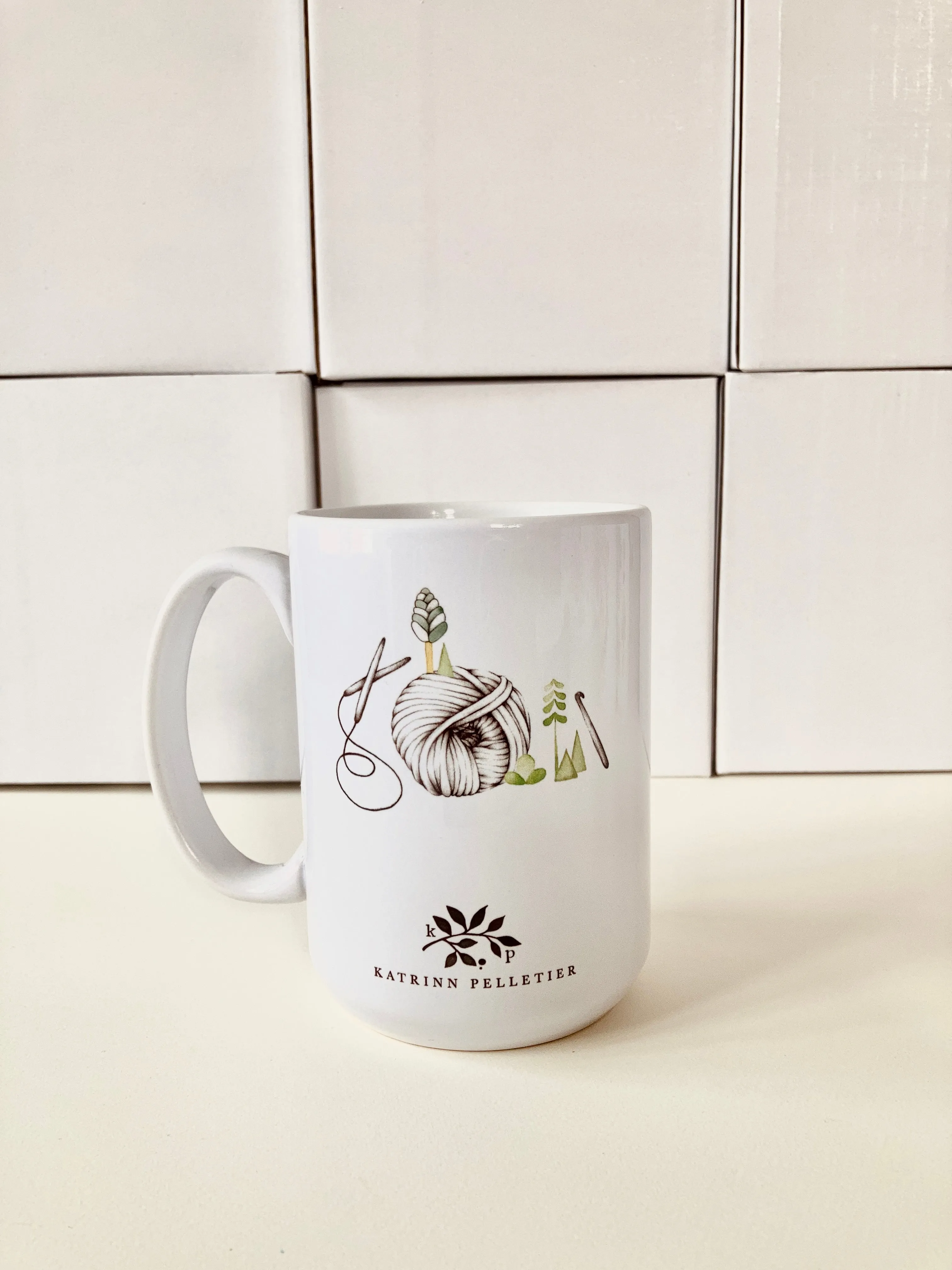 Illustrated mug Katrinn Pelletier