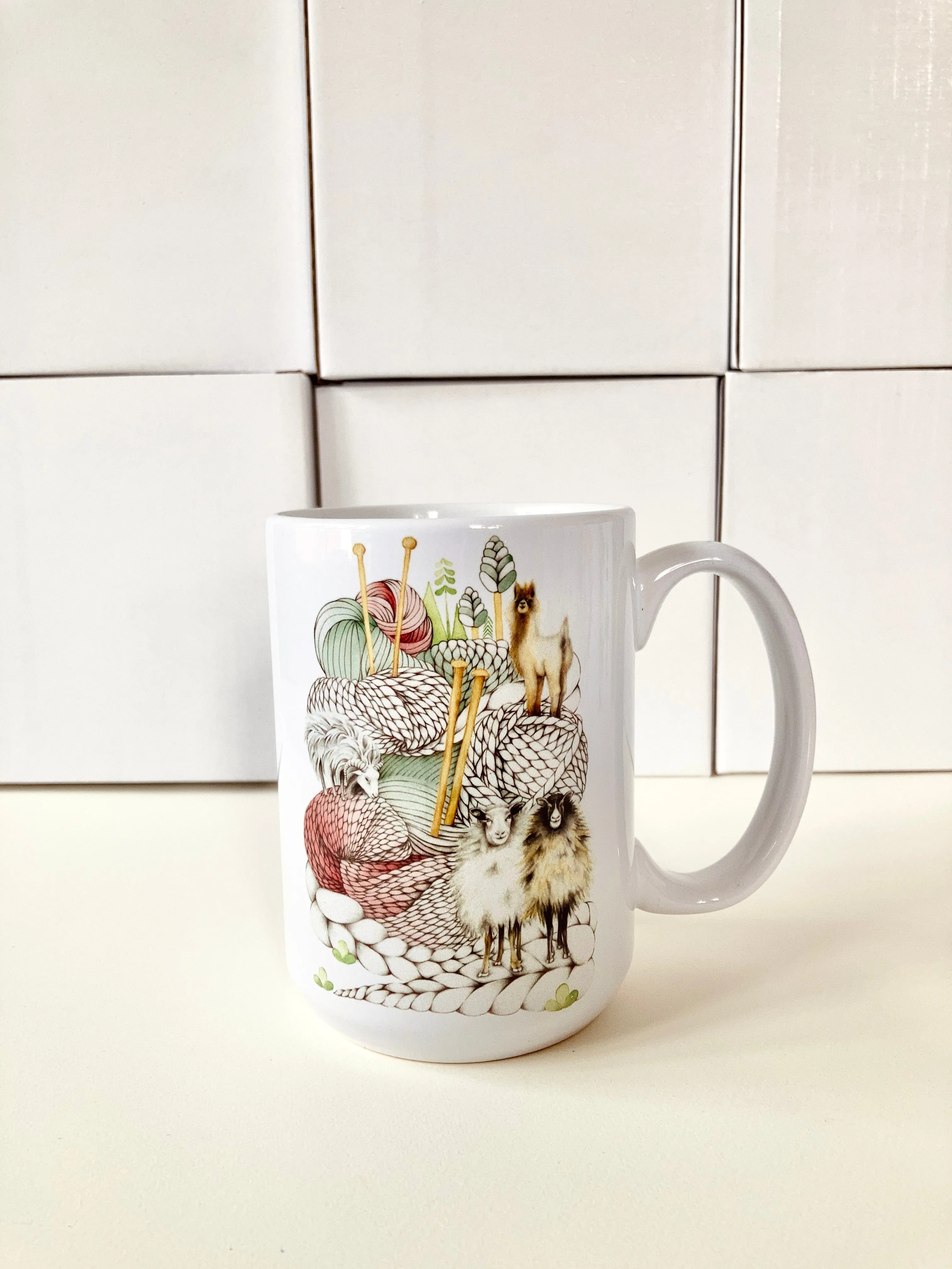 Illustrated mug Katrinn Pelletier