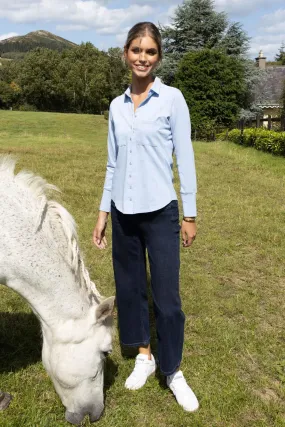 Izzy Cotton Shirt - Blue