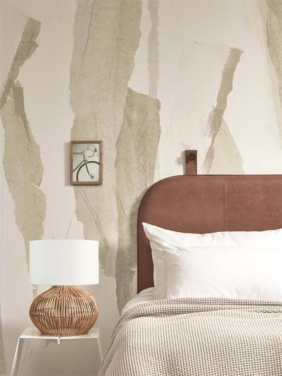 Kalahari Rattan Linen Table Lamp