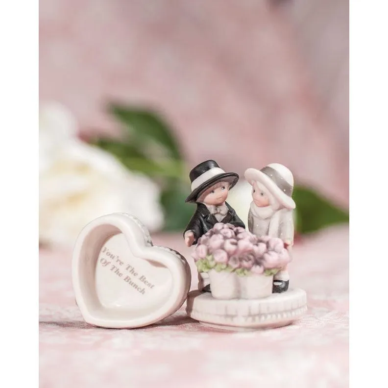 Kim Anderson's Pretty as a Picture "Your're the Best of the Bunch" Bride Wedding Ring Box