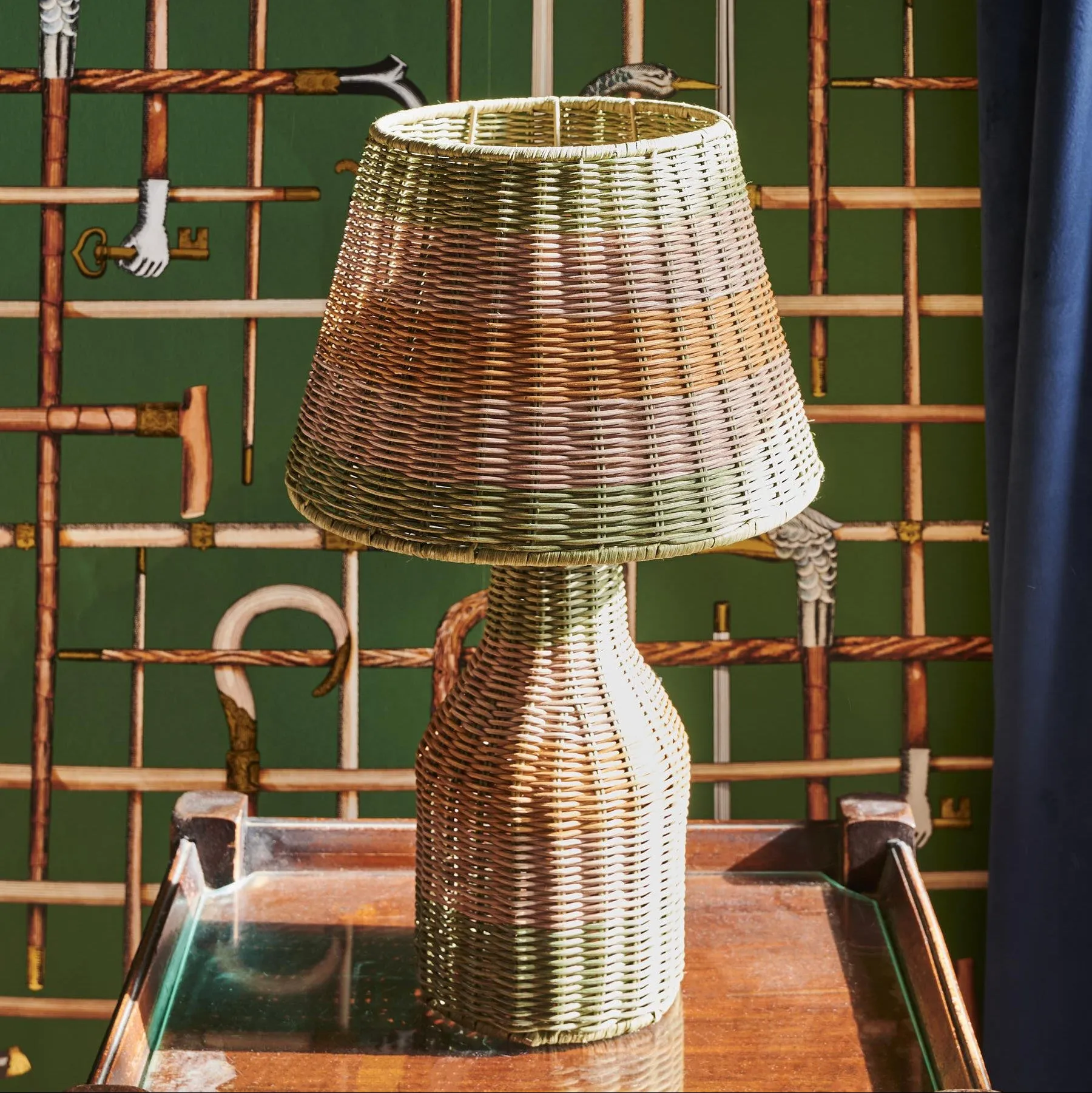 KIP & CO MENORCA RATTAN LAMP