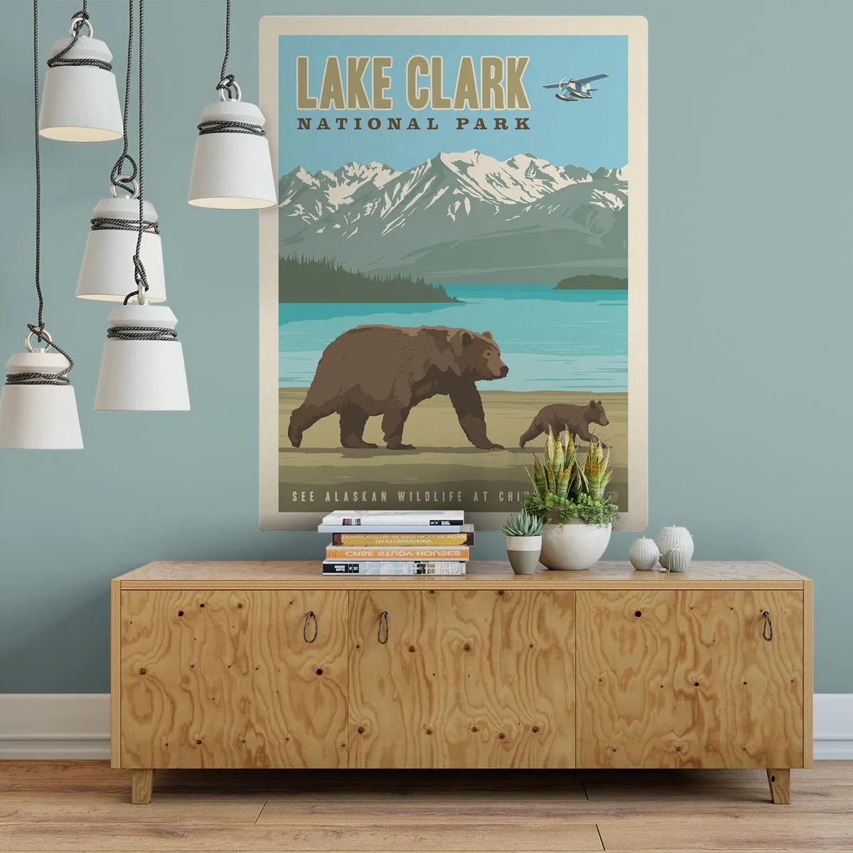 Lake Clark National Park Alaska Decal
