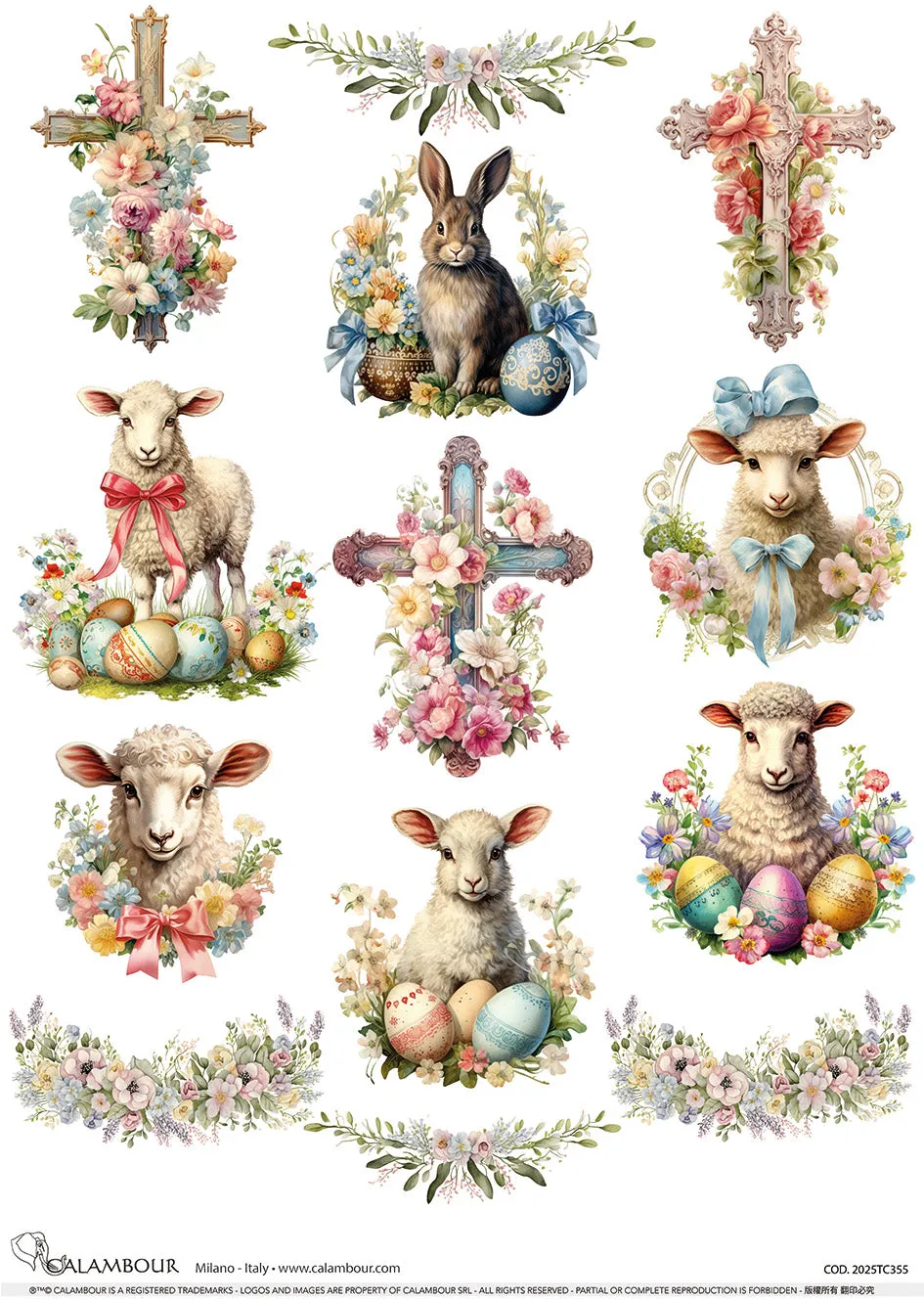 Lambs & Cross | A3 Rice Paper