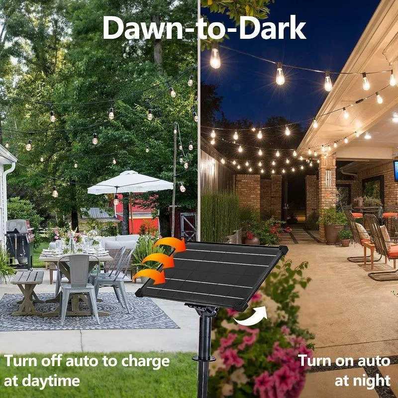 LED Outdoor Solar String Lights – Weatherproof Decor With Remote