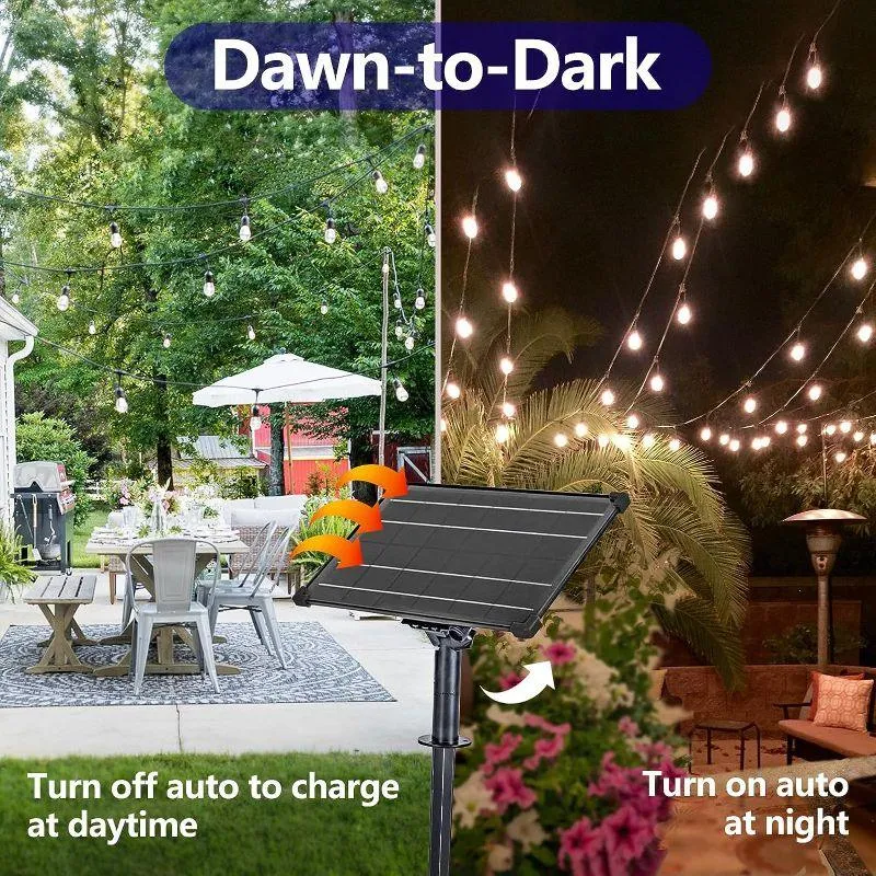 LED Outdoor Solar String Lights – Weatherproof Decor With Remote