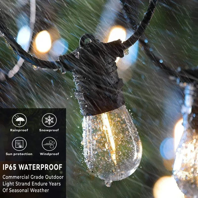 LED Outdoor Solar String Lights – Weatherproof Decor With Remote