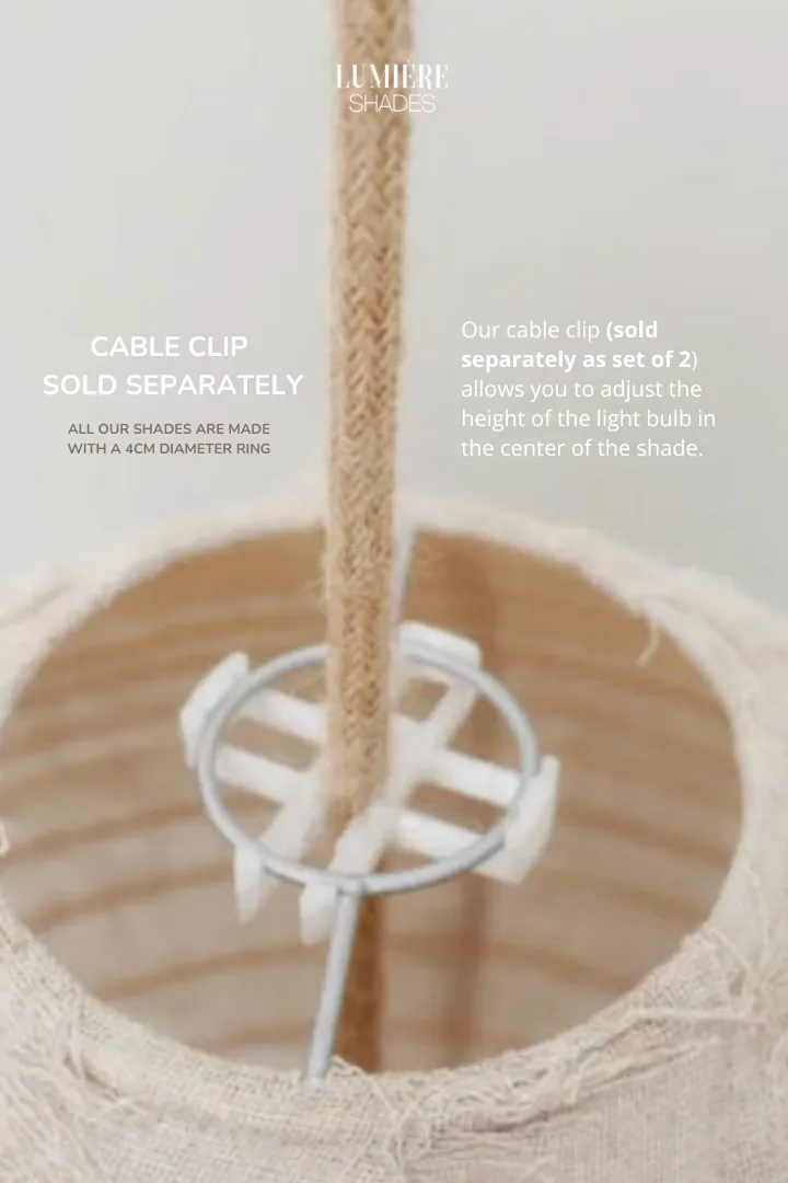 Linen Light Shade - Empire Shade (4 colours   4 sizes)