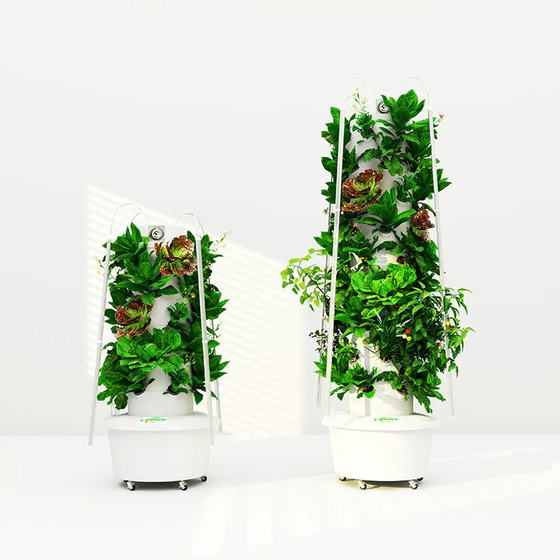 Lyine 4P Vertical Hydroponic Tower – Advanced Aeroponics Growing Kit |  4P6  Model | 40L