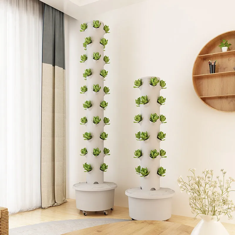 Lyine 4P Vertical Hydroponic Tower – Advanced Aeroponics Growing Kit |  4P6  Model | 40L