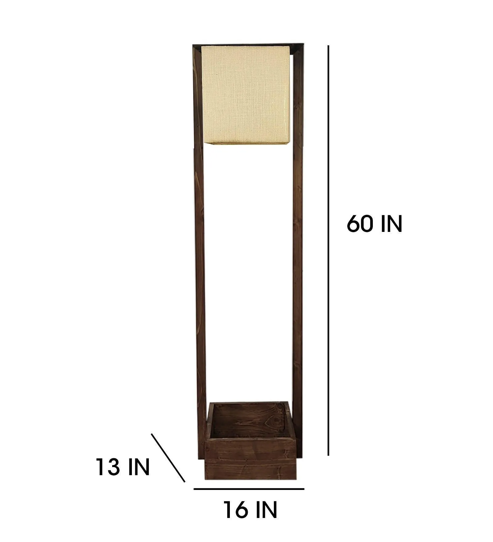 Lyon Wooden Floor Lamp | Standing Lamp for Home