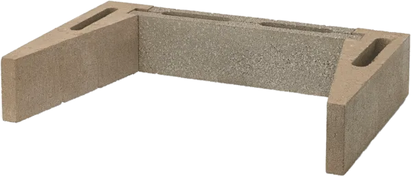 Mason-Lite Black Extended Split Herringbone Brick Panel MFPST43SHBL-B-X