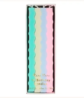 Meri Meri Pastel Wavy Candles
